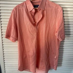 Eton Men's Coral Polo Shirt